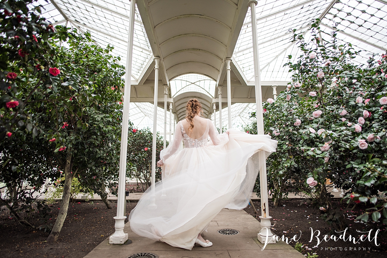 Bride in wedding dress