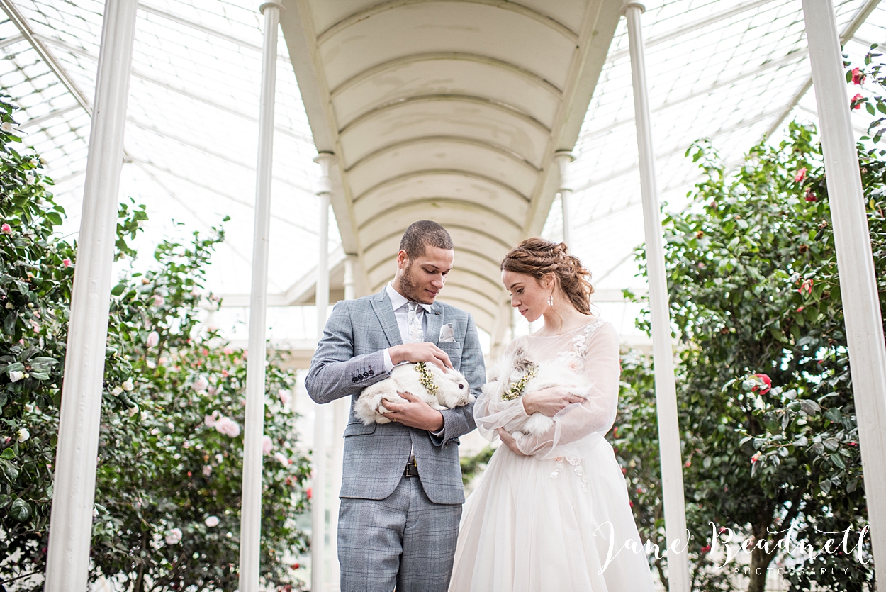 Wedding dress details bride and groom