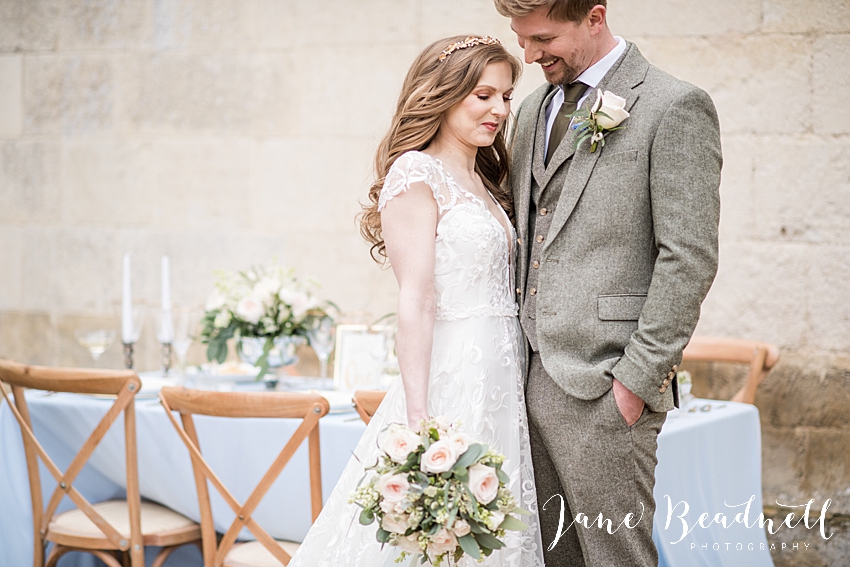 Wedding flowers and wedding gown