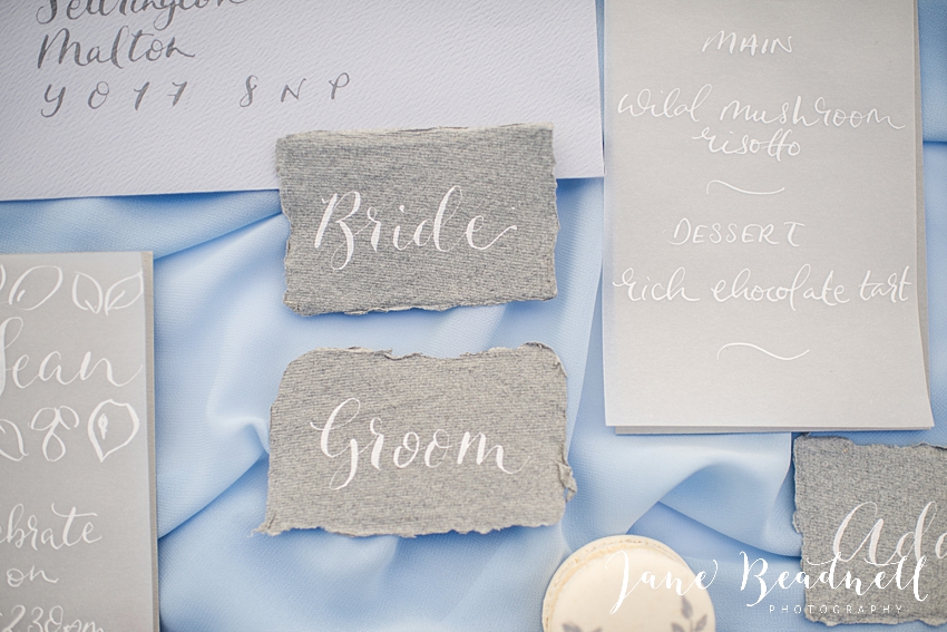 Bride and Groom stationery