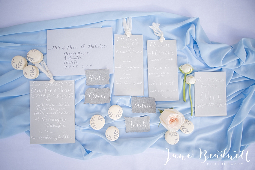 wedding stationery Yorkshire