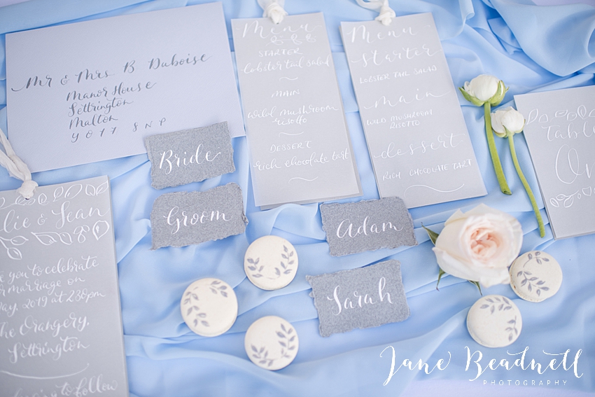 calligraphy wedding stationery
