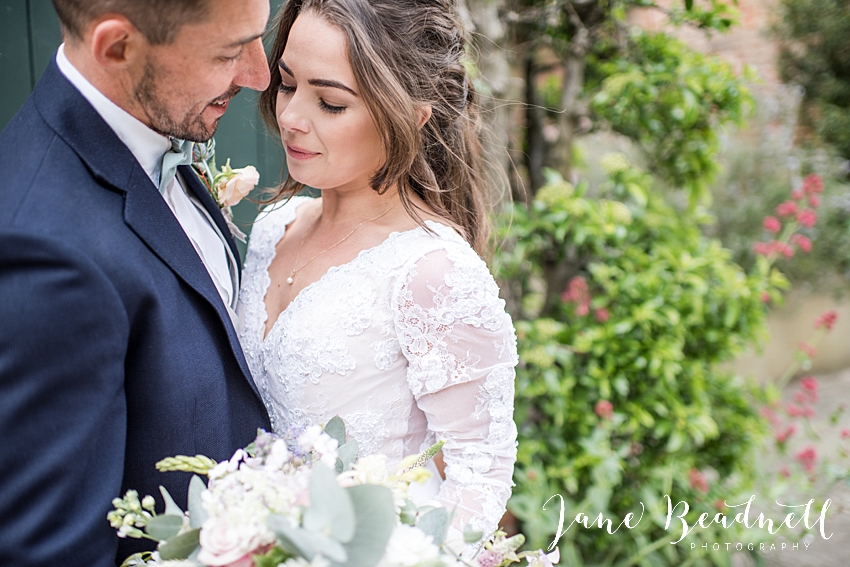 Crayke Manor wedding bride and groom