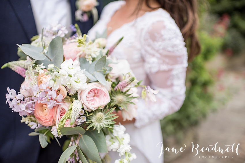 Crayke Manor wedding bride and groom