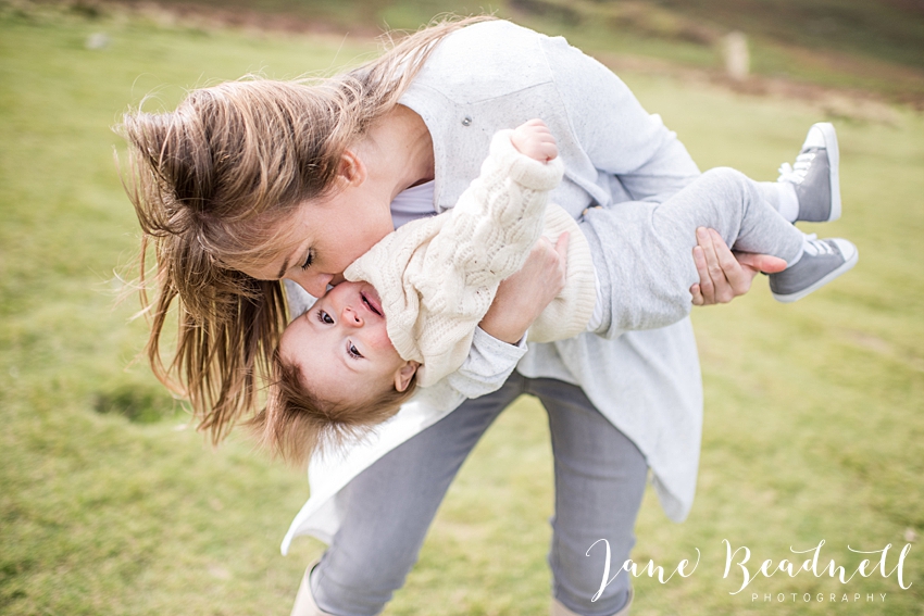 Yorkshire family photographer Ilkley moor