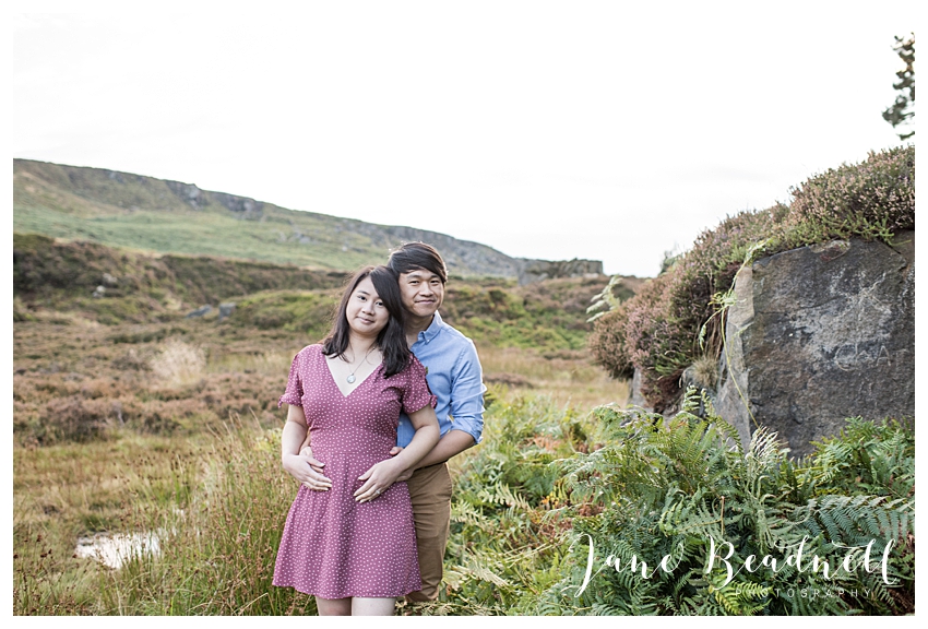 Ilkley Moor engagement photos by Yorkshire photographer Jane Beadnell