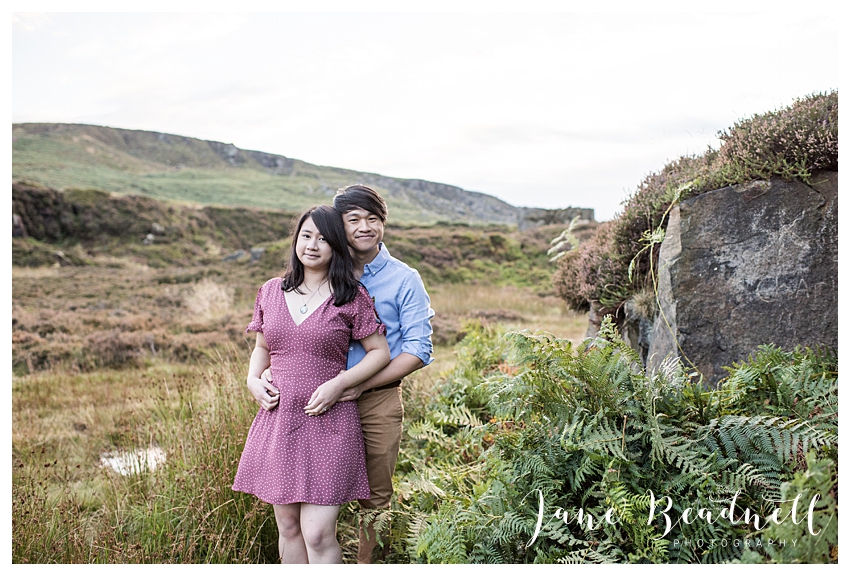 Ilkley Moor engagement photos by Yorkshire photographer Jane Beadnell