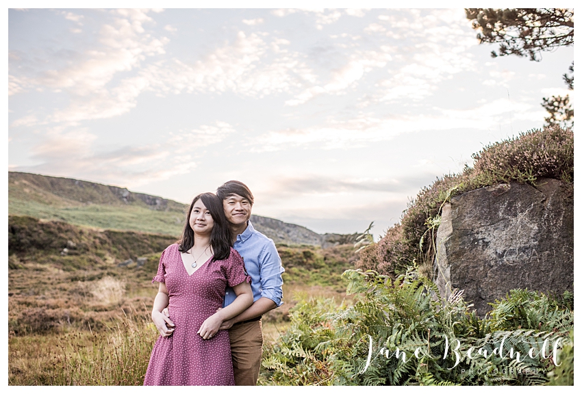 Ilkley Moor engagement photos by Yorkshire photographer Jane Beadnell